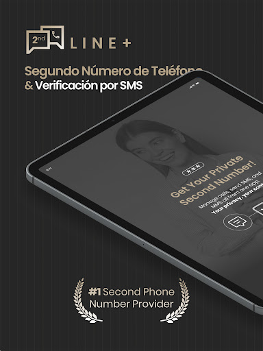 Captura de pantalla de 2nd Line+ Segundo Numero, eSIM
