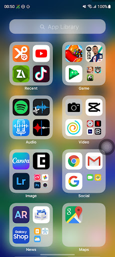 Launcher iOS 26 screenshot