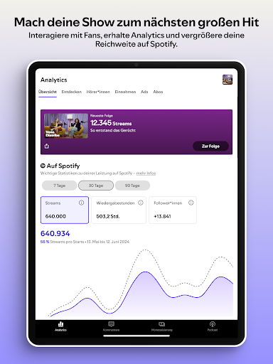 Spotify for Creators Screenshot