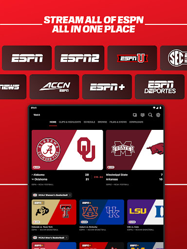 ESPN screenshot