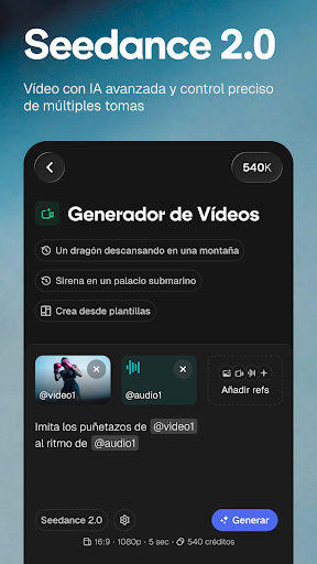 Captura de pantalla de Magnific: Vídeo e Imagen IA
