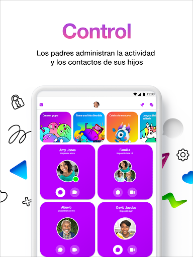 Captura de pantalla de Messenger Kids – La app de men