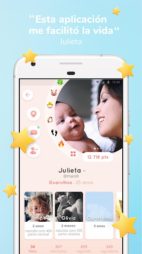 Captura de pantalla de WeMoms - Consejos de Madres