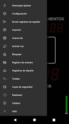 Captura de pantalla de Taxímetro