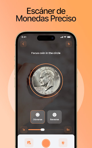 Captura de pantalla de Identificador de monedas