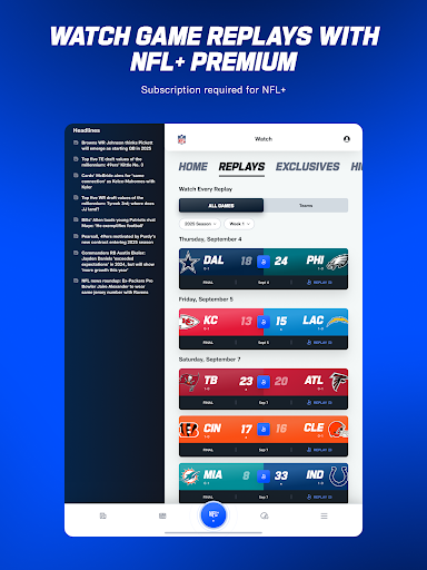 NFL screenshot
