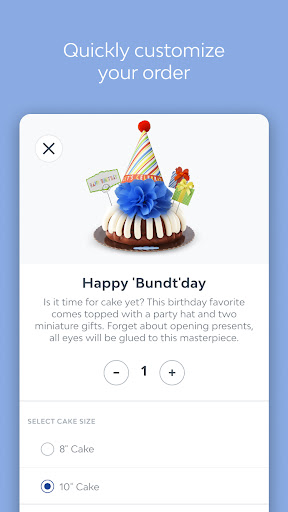 Captura de pantalla de Nothing Bundt Cakes