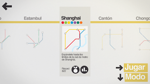Captura de pantalla de Mini Metro