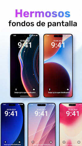 Captura de pantalla de Tema y pantalla de bloqueo