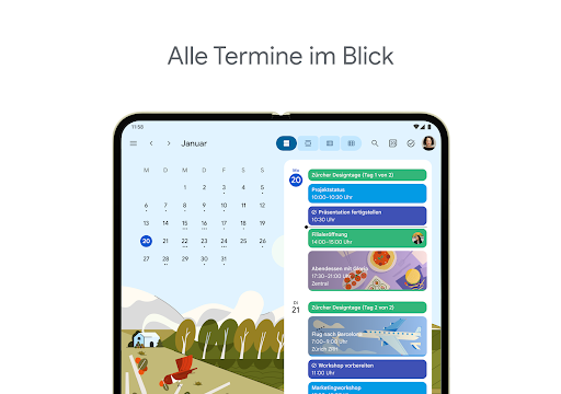 Google Kalender Screenshot