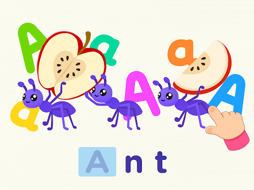Captura de pantalla de Juegos ABC: Trazado y fonética