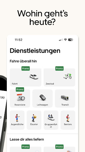 Uber - Deine Fahrt auf Abruf Screenshot
