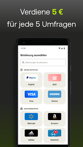 Five Surveys: Bezahlte Umfrage Screenshot