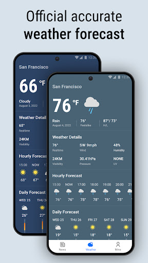 Captura de pantalla de Local tiempo y Noticias, Radar