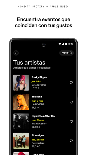 Captura de pantalla de DICE: Eventos en directo
