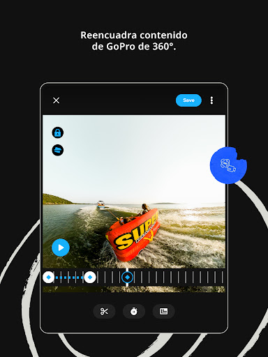 Captura de pantalla de GoPro Quik: Editar videos