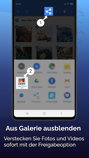 Foto ausblenden-Photo Lock app Screenshot