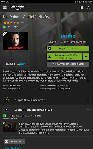 Prime Video Screenshot