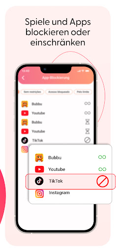 Umfassende Kindersicherung App Screenshot