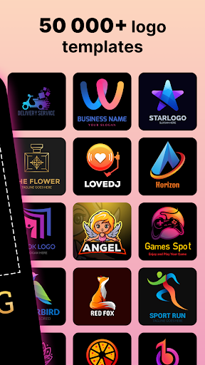 Captura de pantalla de Creador de logos y diseñador