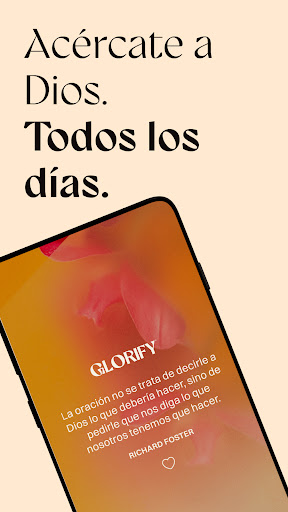 Captura de pantalla de Glorify | Devocional diario
