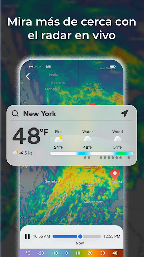 Captura de pantalla de Pronóstico diario