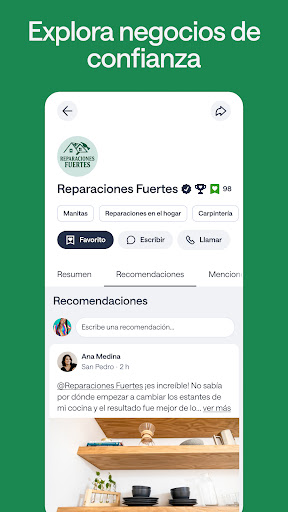 Captura de pantalla de Nextdoor: Red del barrio