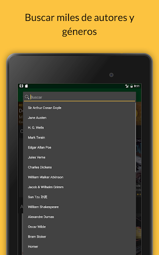 Captura de pantalla de AudioLibros