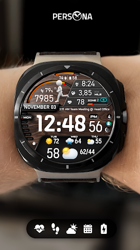 PER23 Digital Watch Face screenshot