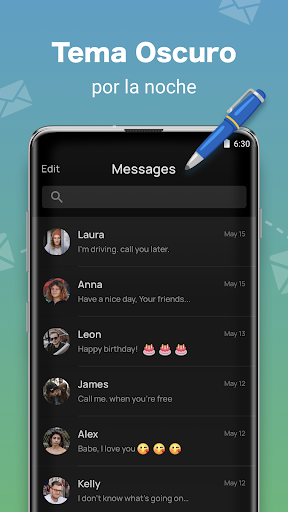 Captura de pantalla de Messenger: Text Mensajes, SMS