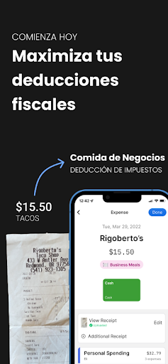 Captura de pantalla de Escáner Recibos: Easy Expense