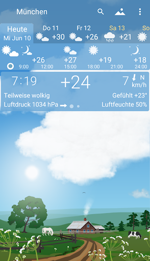 Genaue Wetter YoWindow Screenshot