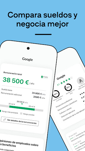 Captura de pantalla de Glassdoor | Empleos y sueldos
