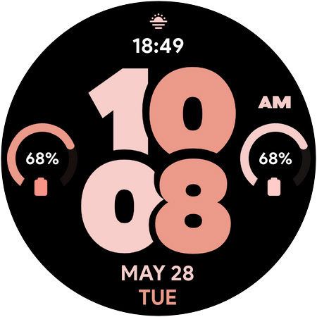 Captura de pantalla de Pixel Pro 2 - Watch face