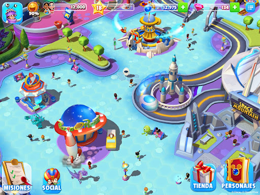 Captura de pantalla de Disney Magic Kingdoms