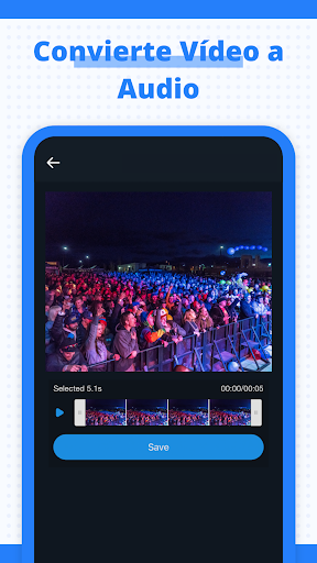 Captura de pantalla de Cortar Audio, Editor de Música