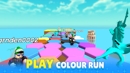Captura de pantalla de Obby Block World: Lava Fall