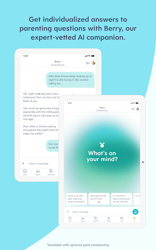 Captura de pantalla de Huckleberry: Smart Baby Care