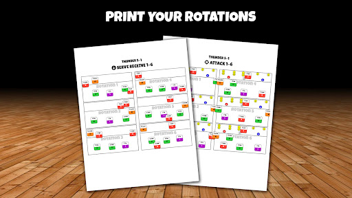 Captura de pantalla de Volleyball Rotations