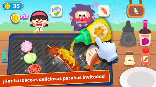 Captura de pantalla de Fiesta de comida