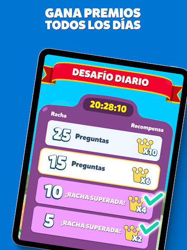Captura de pantalla de Preguntados Retro Trivia