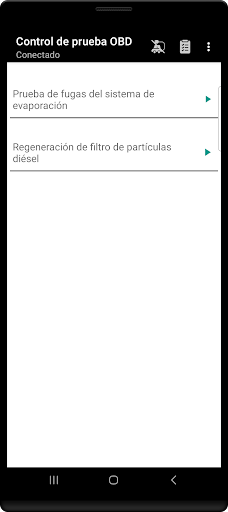 Captura de pantalla de Diagnóstico Tor OBD2