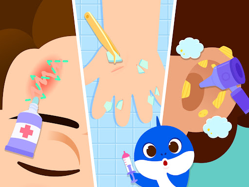 Captura de pantalla de Baby Shark Juego de Hospital