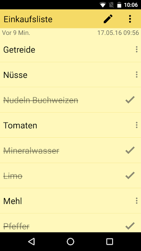 ColorNote Notepad Notizen Screenshot