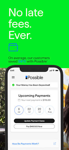 Captura de pantalla de Possible: Fast Cash & Credit