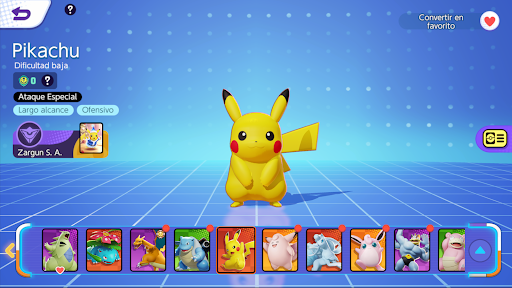 Captura de pantalla de Pokémon UNITE