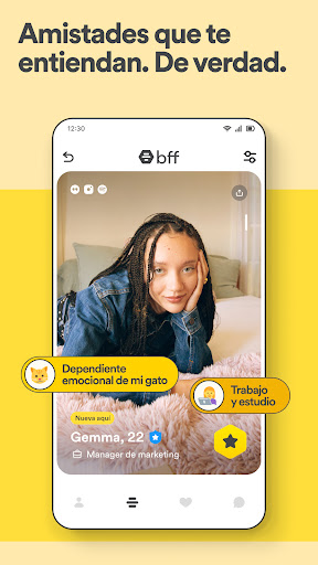 Captura de pantalla de Bumble For Friends: Haz Amigos