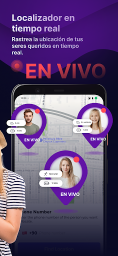 Captura de pantalla de Localizador celular por número
