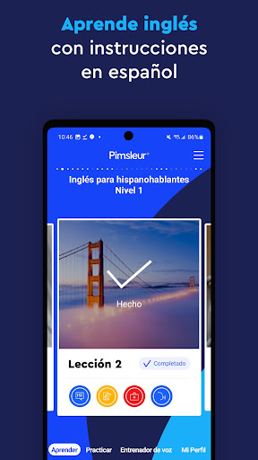Captura de pantalla de Inglés Desde Cero con Pimsleur