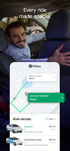 Captura de pantalla de Careem: Taxi, Food & Delivery